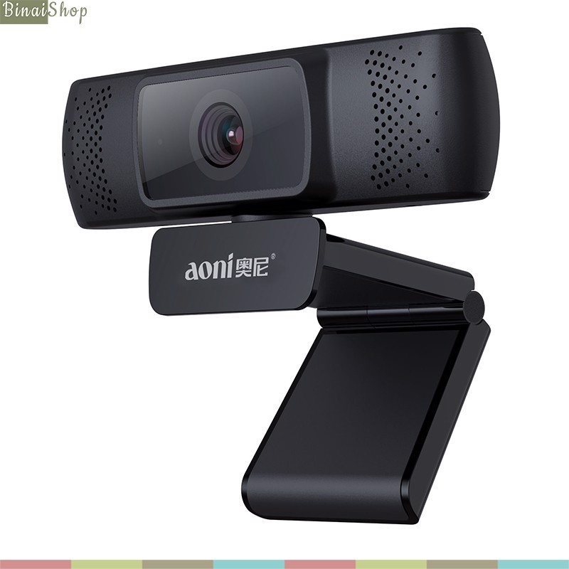 Webcam Họp Trực Tuyến Full HD1080p Góc Rộng 92 Độ, 1080p, Khung Hình 30fps Aoni A31 (Bản mới)