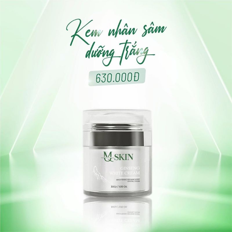 kem dưỡng trắng da nhân sâm MQ_Skin (Chính Hãng)