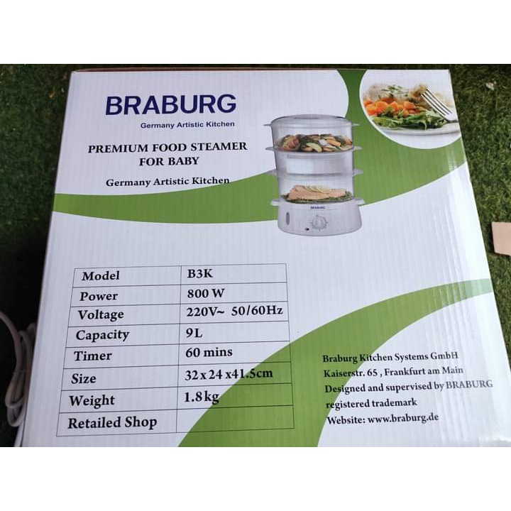 Nồi Chưng Yến Điện 3 Tầng/ Nồi Hấp Thực Phẩm