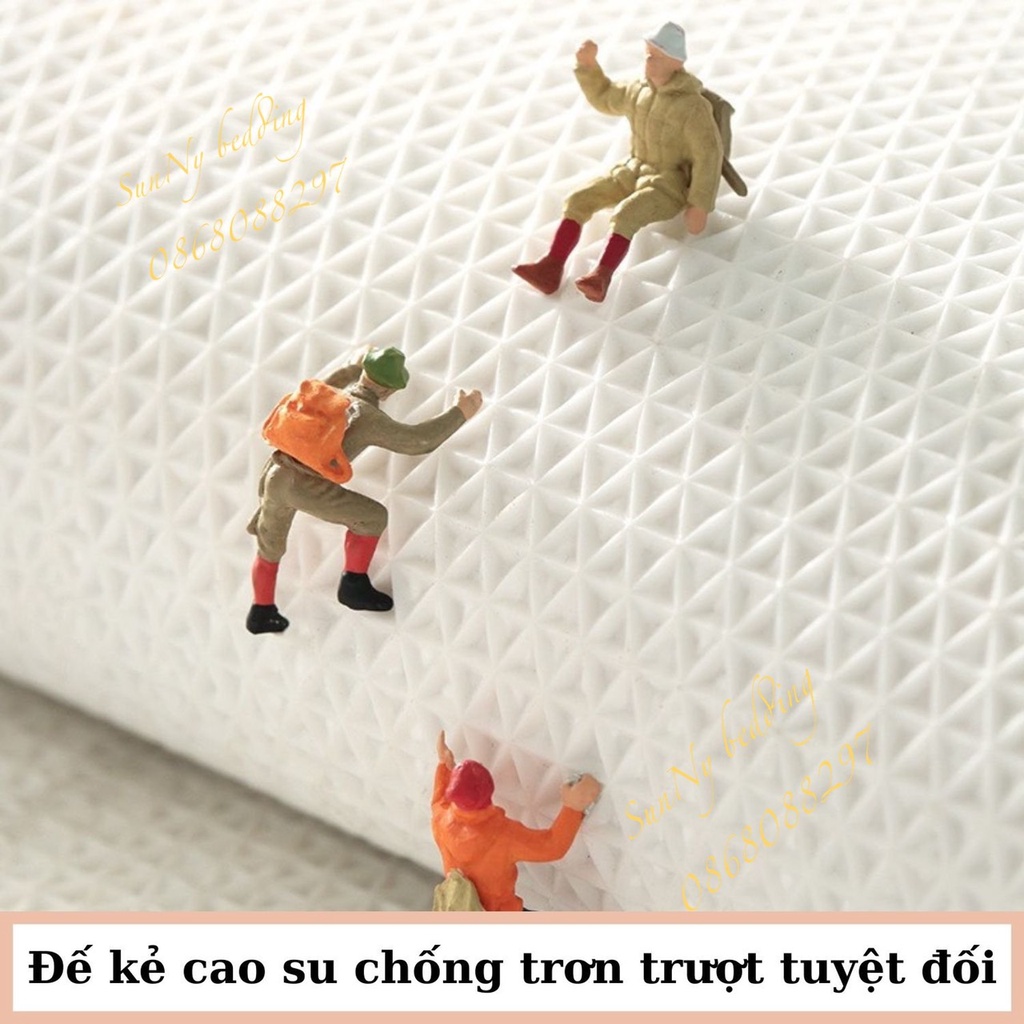 Tham lau chân cute, Thảm chùi chân chống trượt lông cừu 3D cao cấp siêu thấm 40x60cm