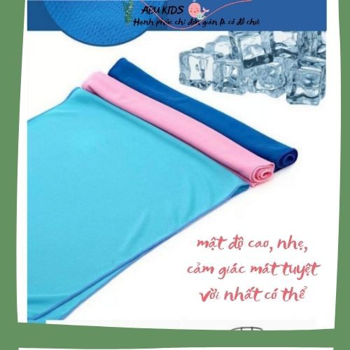 Khăn lạnh thể thao giải nhiệt - Khăn lau mát thể thao hạ nhiệt mùa hè chống tia uv A381