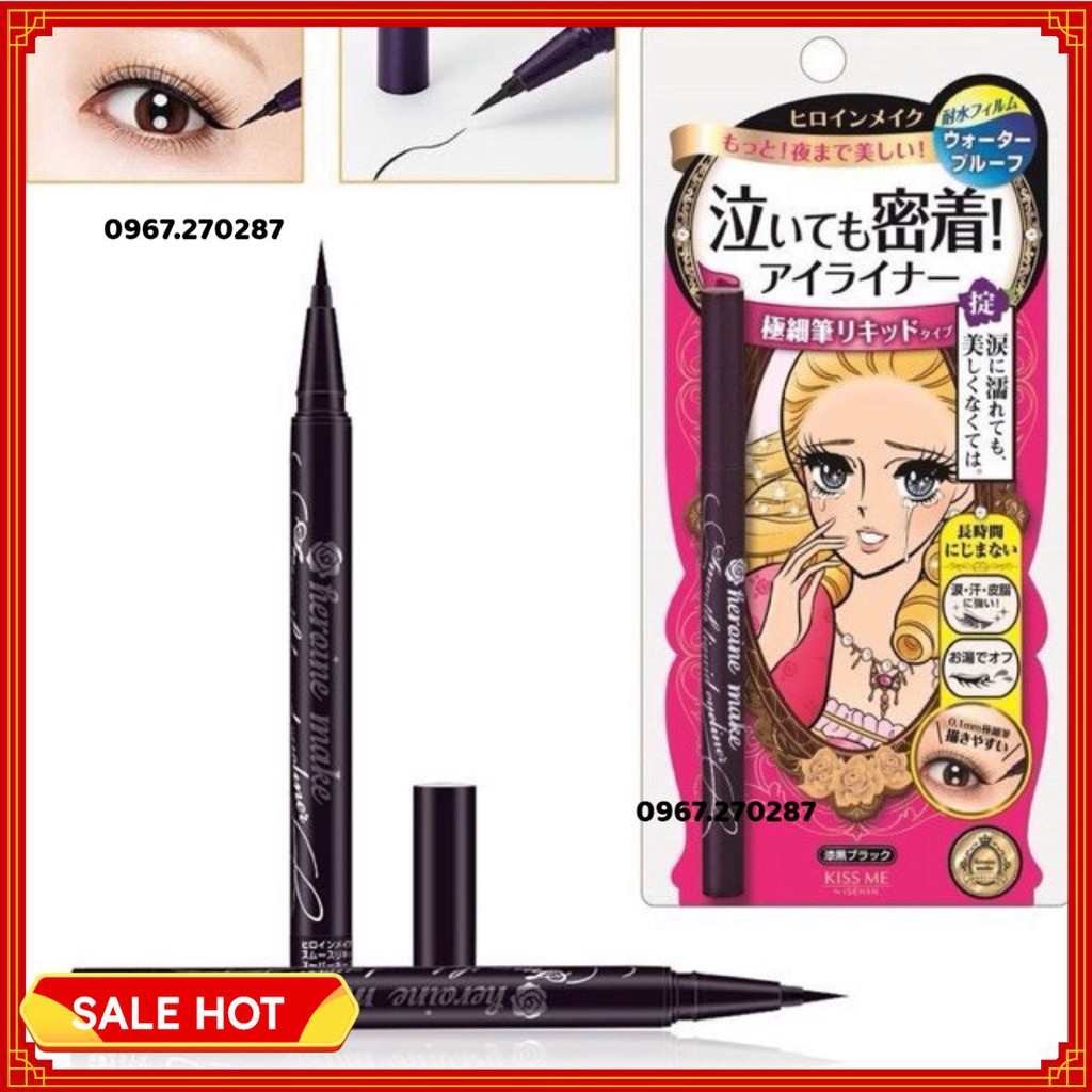 Kẻ Mắt Kiss Me Heroine Make Liquid Eyeliner - Chuyên sỉ