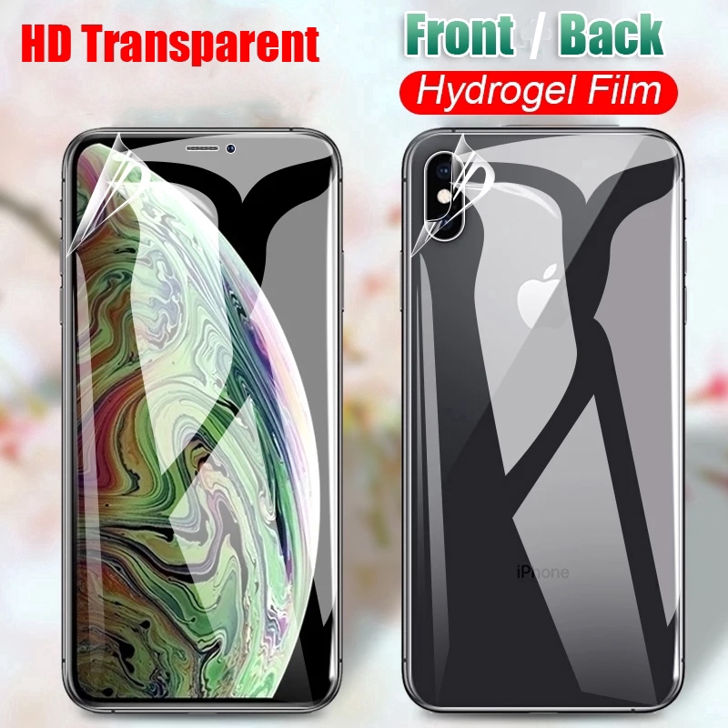 2 Miếng Dán Cường Lực Trong Suốt Bảo Vệ Mặt Sau Cho Iphone 11 Pro Max X Xr Xs Max 6 6s 7 8 Plus