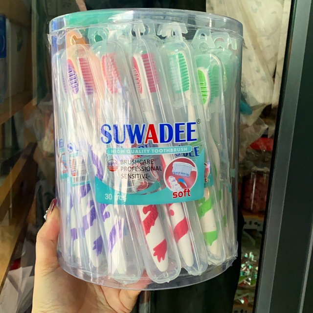COMBO 2 CÂY BÀN CHẢI ĐÁNH RĂNG SUNWADEE