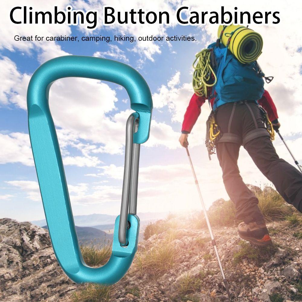 SHOUHOU Móc Khóa Carabiner Bằng Hợp Kim Nhôm Nhiều Màu Sắc An Toàn Cho Hoạt Động Thể Thao Ngoài Trời Sho Đa Chức Năng