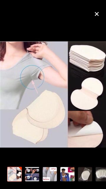 60 Miếng Dán Nách Khử Mùi, Thấm Hút Mồ Hôi ( Lưu ý: 60 miếng= 30 túi đôi ) | BigBuy360 - bigbuy360.vn