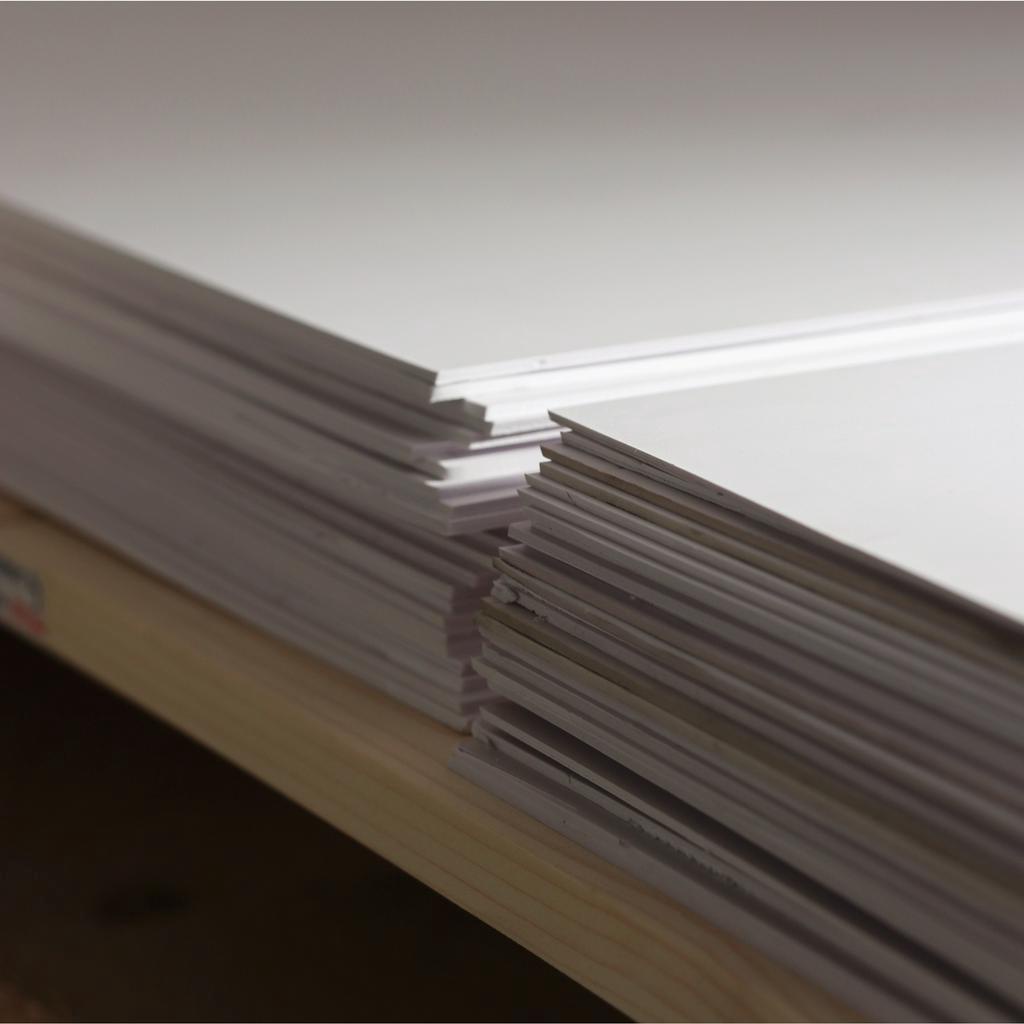Bìa mô hình, tấm PVC format, tấm fomex, bìa foam màu trắng 2 ly, 3 ly, 5 ly - A4/A3/A2/A1