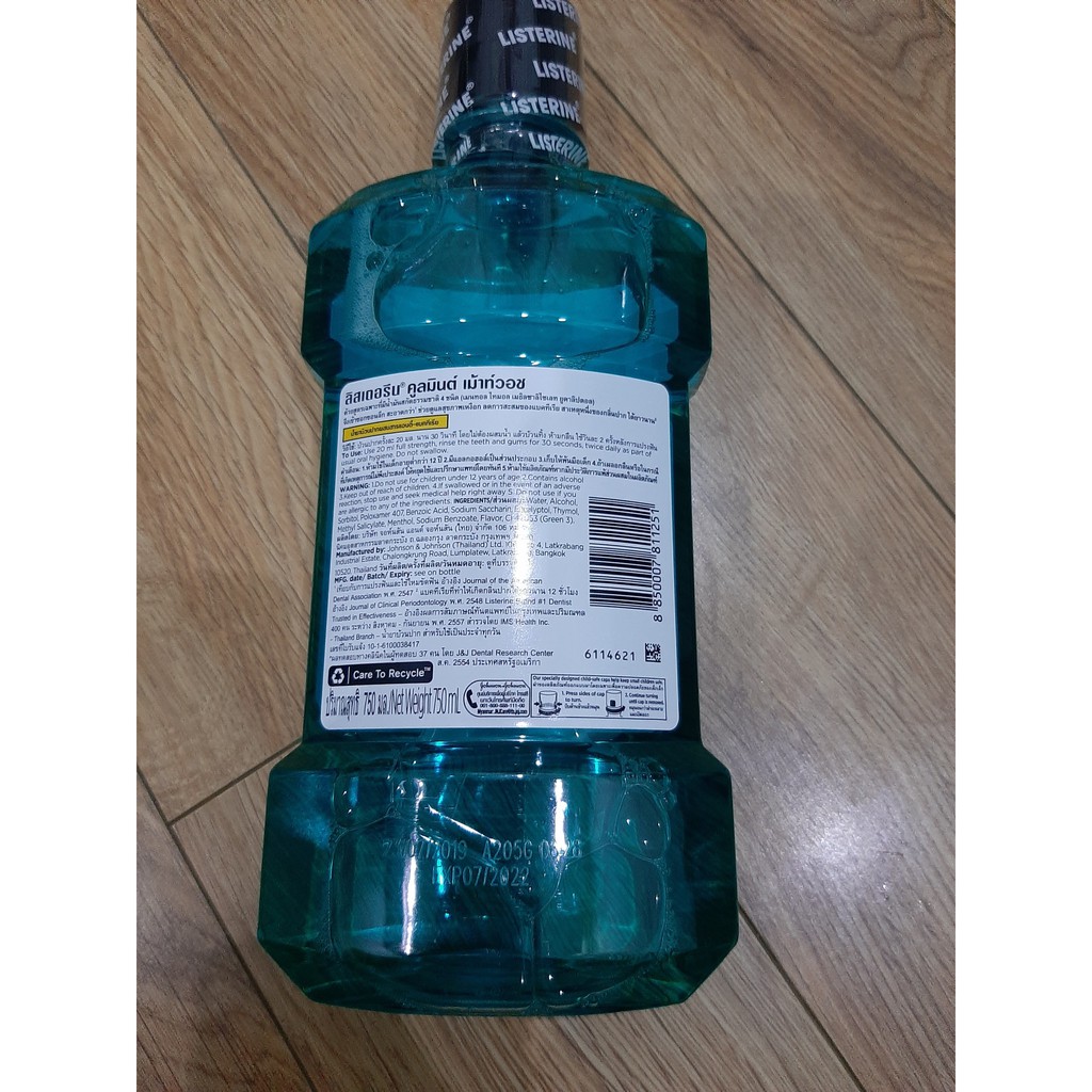 Nước súc miệng LISTERINE Thái Lan 750ml