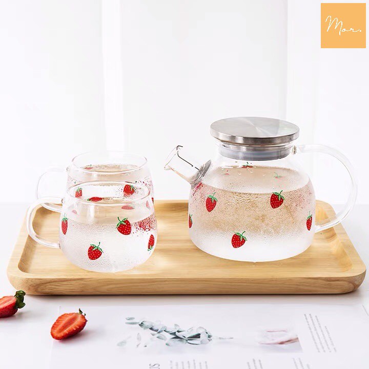 Bình nước thủy tinh chịu nhiệt - BN04