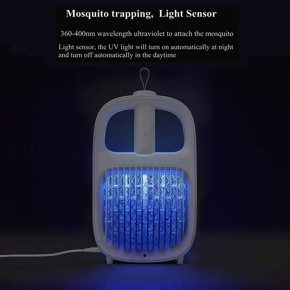 Đèn vợt muỗi Yeelight 2 in 1, Tỷ lệ diệt muỗi cao 88,1%, Không độc hại không mùi, Thiết kế tích hợp cảm biến đèn UV