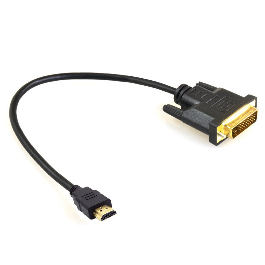 HDMI to DVI-D Video Cable Adapter HDMI Male to DVI Male Cable 1080p