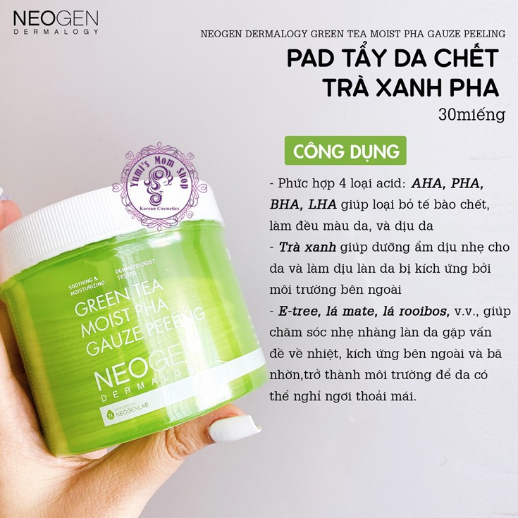 Gạc tẩy tế bào chết da Neogen Dermalogy Pad