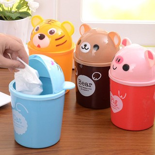 Thùng rác mini để bàn văn phòng dể thương
