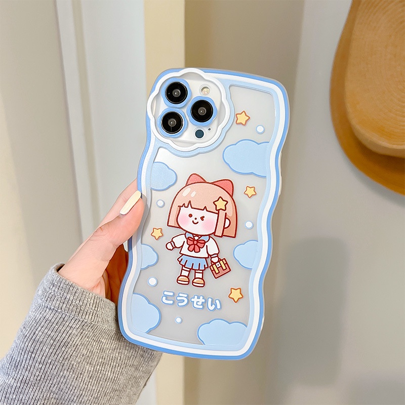 Ốp Điện Thoại Trong Suốt Họa Tiết Hoạt Hình Dễ Thương Cho for Iphone 11 78