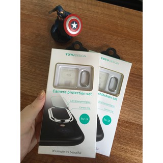 Combo viền kính camera TOTU iphone7plus/8 plus