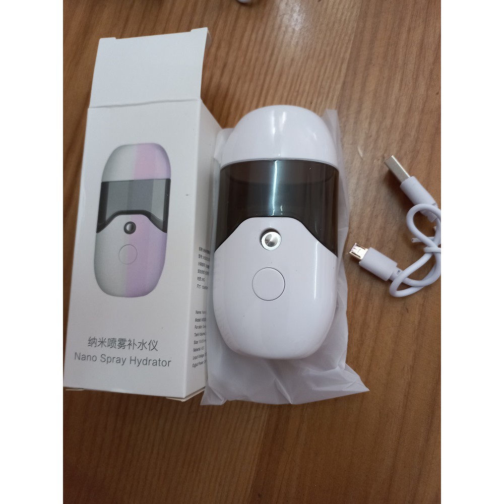 Máy phun sương mini Nano, xông hơi, xông tinh dầu, Dưỡng Ẩm Chăm Sóc Da Mặt 50ml