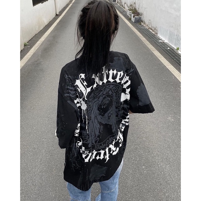 Áo thun tay lỡ chính hãng form oversize dài rộng phong cách Streetwear cá tính, năng động - GODS tee