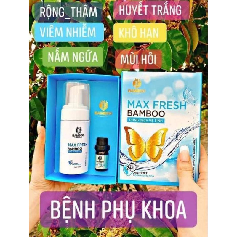 Dung dịch vệ sinh nam nữ Max fresh bamboo