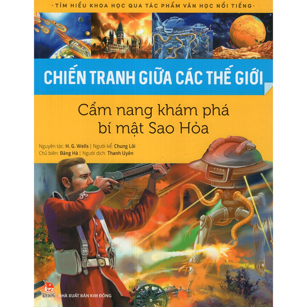 Sách - Chiến tranh giữa các thế giới - Cẩm nang khám phá bí mật sao Hỏa