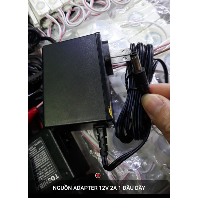 nguồn adapter 12v 2a 1 đầu dây