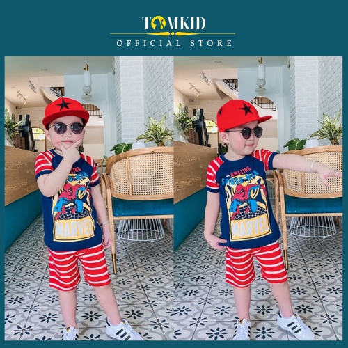 9-13 kg - Đồ bộ bé trai bộ cộc tay cho bé  TomKids