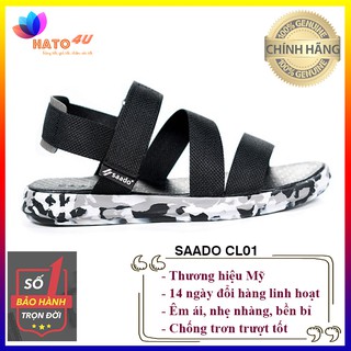 [CHÍNH HÃNG] Sandal Nam Nữ SAADO CL01 Biệt Đội Bóng Đêm - Bền đẹp êm ái nhẹ nhàng - Sandal Nữ {Sandal Unisex}