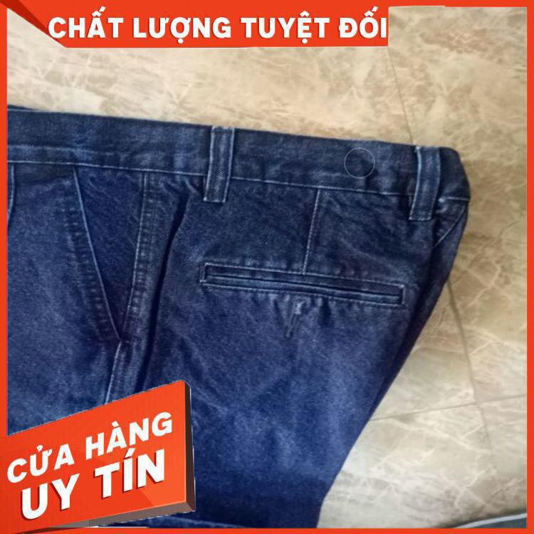 QUẦN JEAN NAM ❤️ FREESHIP ❤️ Quần bò thụng túi chéo Nam Trung Niên - Hàng nhập khẩu