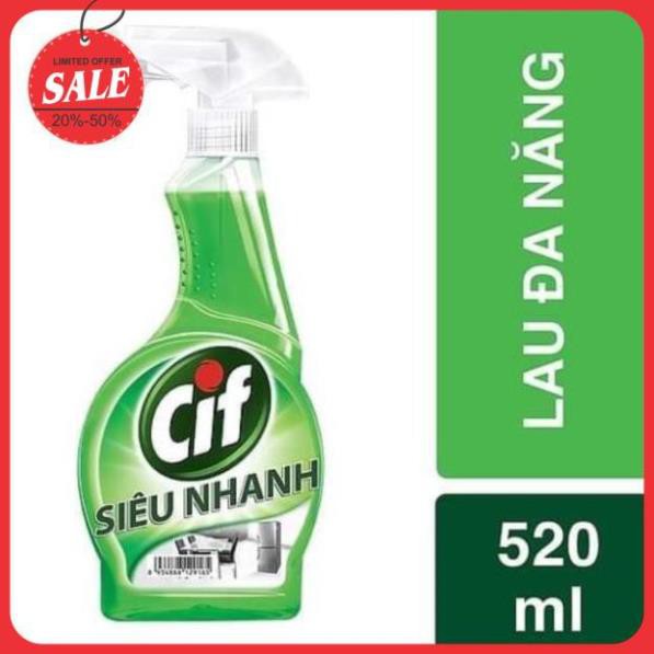 Nước Lau Đa Năng Cif (520ml)