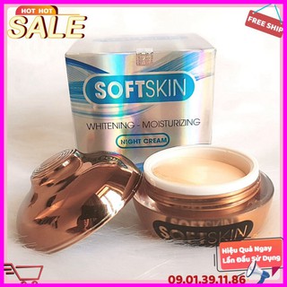 Kem dưỡng trắng da đêm Softskin 15g Dưỡng Chất Từ Thiên Nhiên