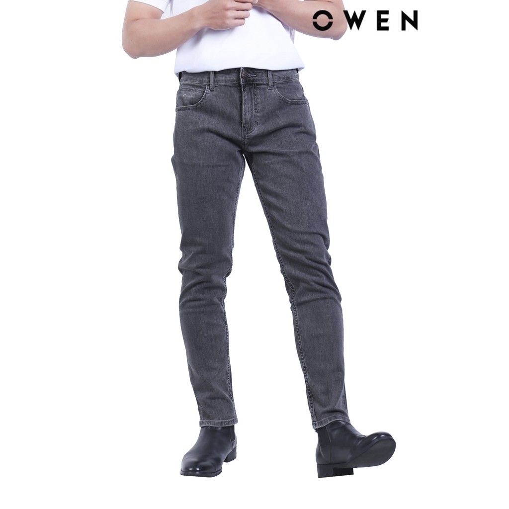 Quần jean nam Owen màu xám - QJSL91762