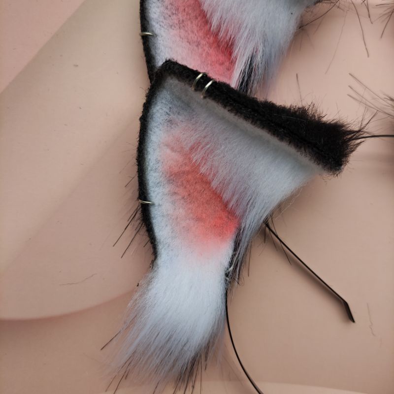 Cài tóc hình tai mèo có khuyên tai hoá trang cosplay | BigBuy360 - bigbuy360.vn