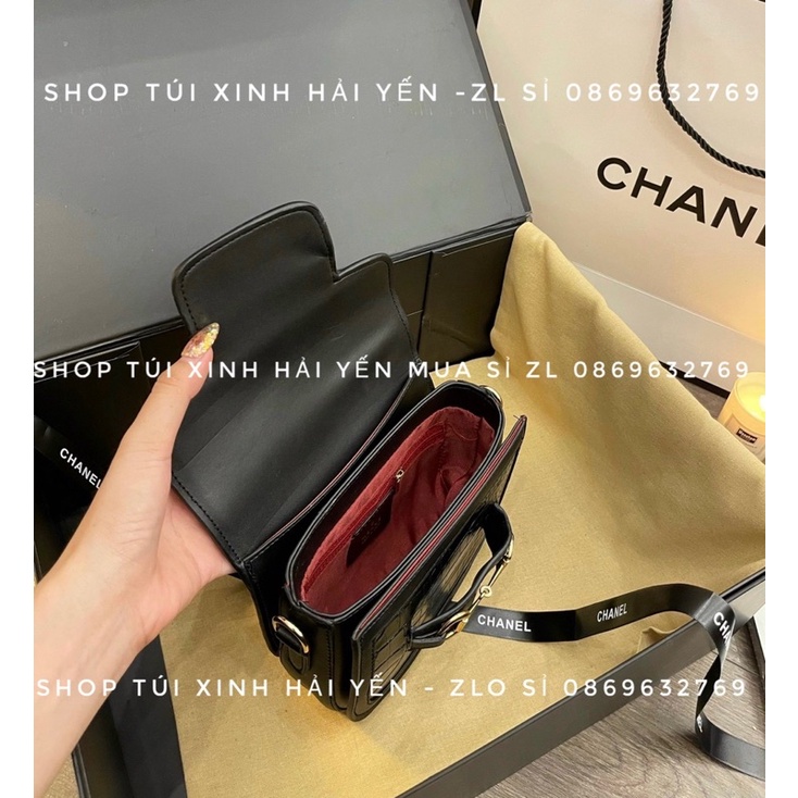 túi đeo chéo hà hồ da rắn hàng loại đẹp
