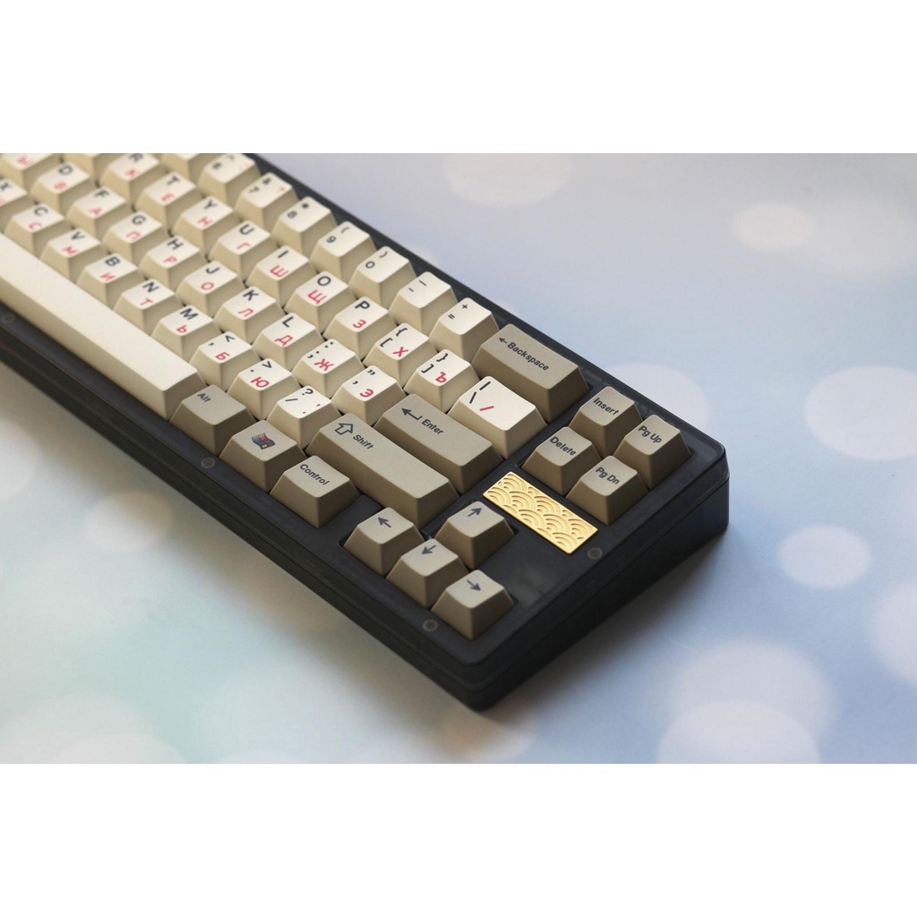 Nút Bàn Phím Cơ PBT Nhuộm Màu Đỏ Phong Cách Nga Chính Hãng Cao Cấp 150 Phím Cho Bàn Phím Cơ