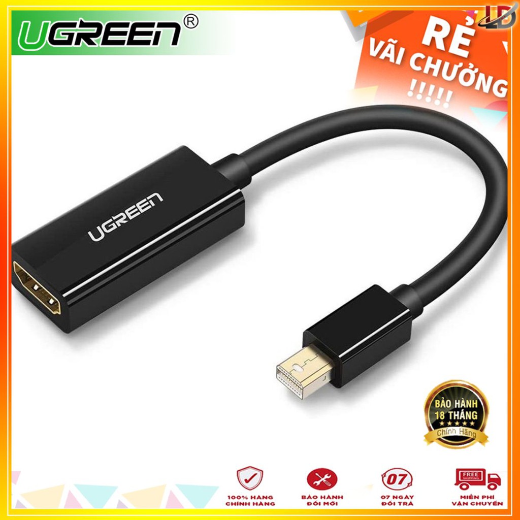 Ugreen 10461 - Cáp Mini Displayport sang HDMI độ phân giải Full HD chính hãng - Phukienleduy