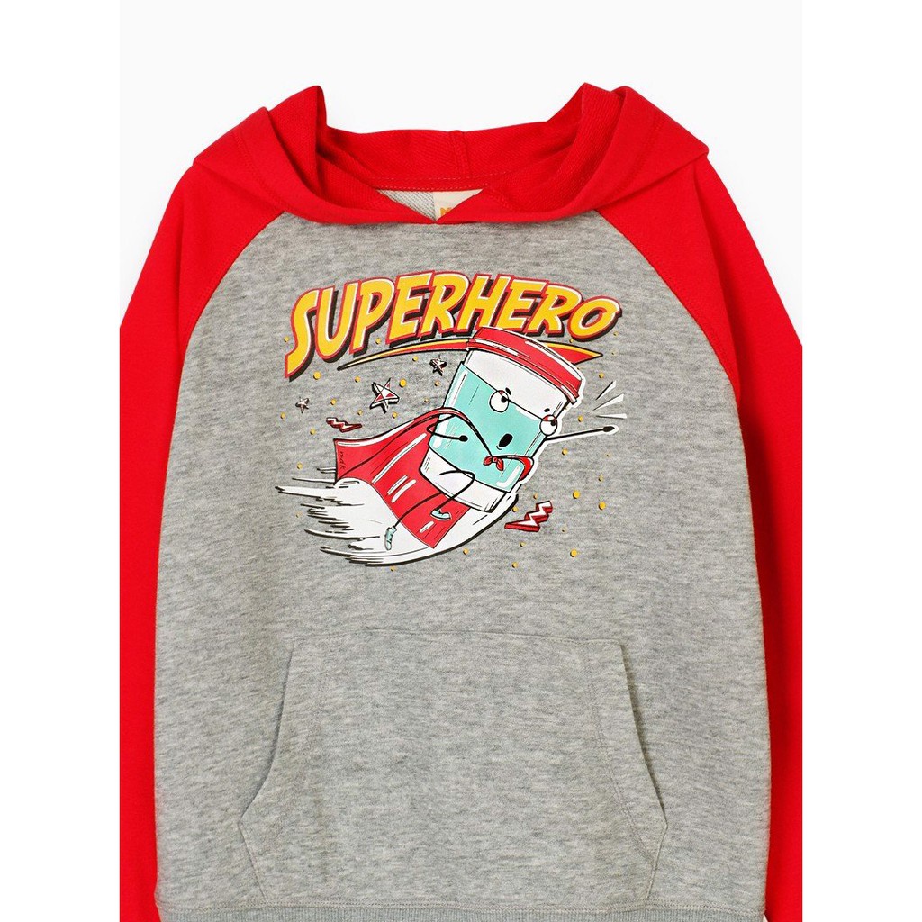 Áo hoodie bé trai dài tay Super Hero M.D.K - cá tính, thời trang