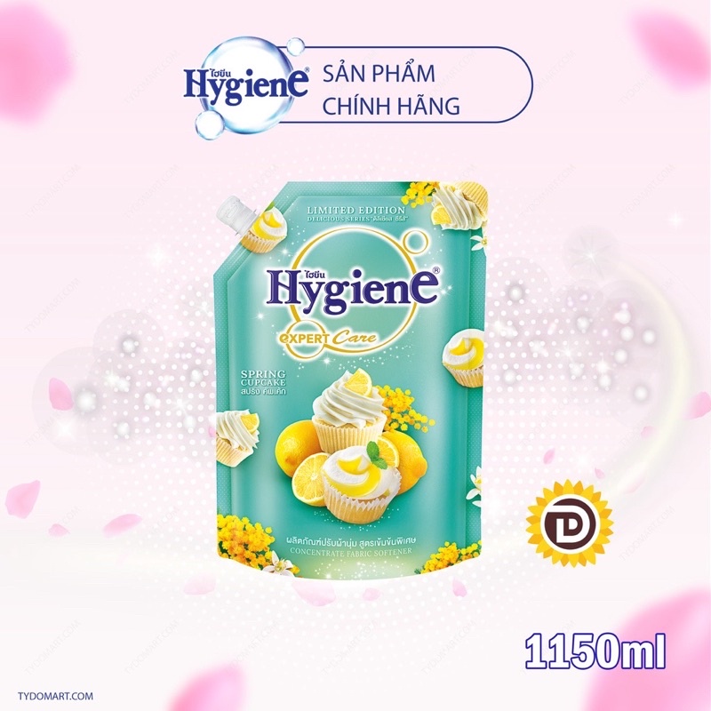 MẪU MỚI - NƯỚC XẢ VẢI HYGIENE THÁI LAN ĐẬM ĐẶC 1150ml - XANH BÁNH