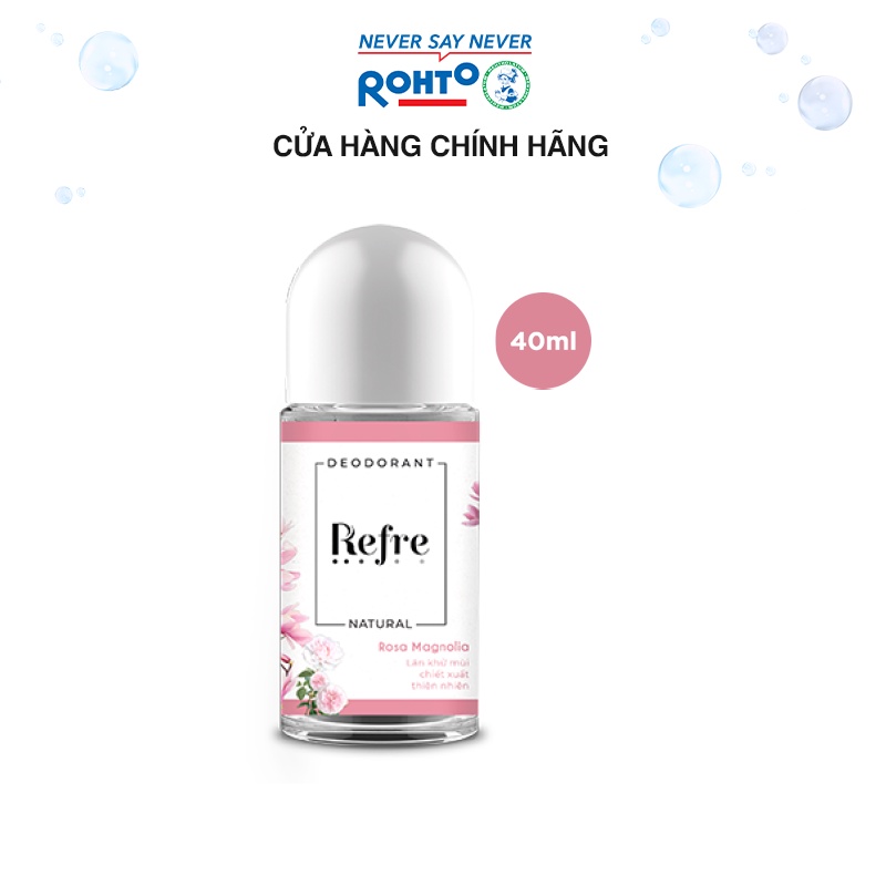 Lăn khử mùi hương tự nhiên Refre Natural 40ml/chai