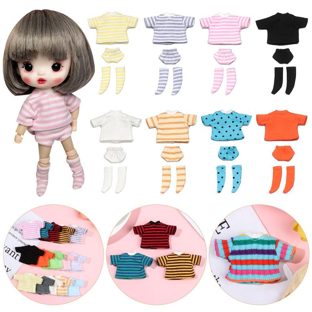 Bộ Quần Áo Cotton Dành Cho Búp Bê OB11