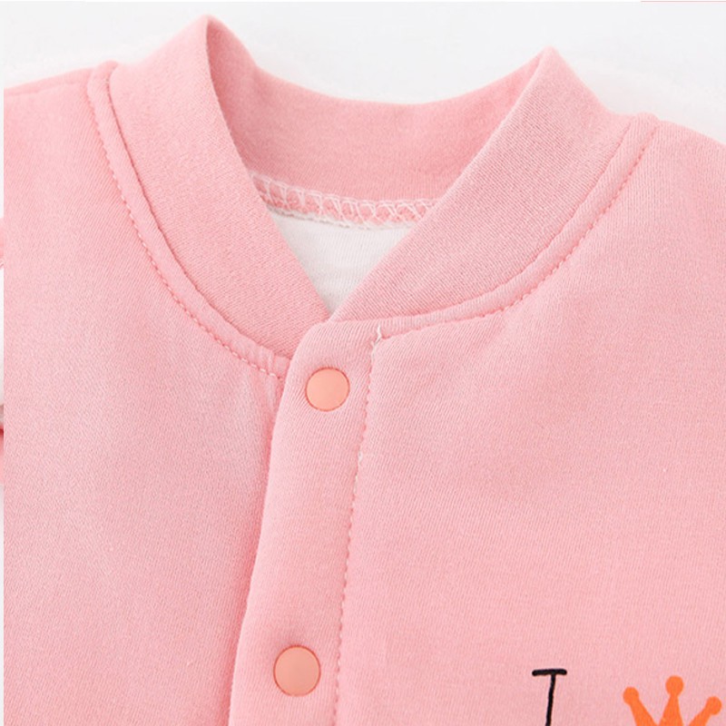 Body trần bông 3 lớp ủ ấm cho bé Trai bé gái 3-12 tháng SLTB05