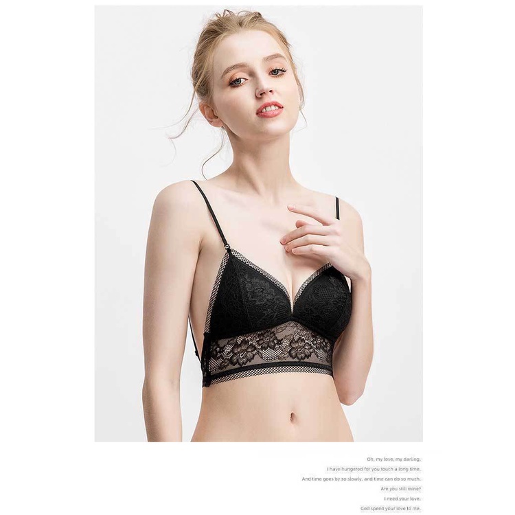 Áo lót nữ,BR31- bra ren hoa thiết kế hở lưng trần siêu gợi cảm 3in1