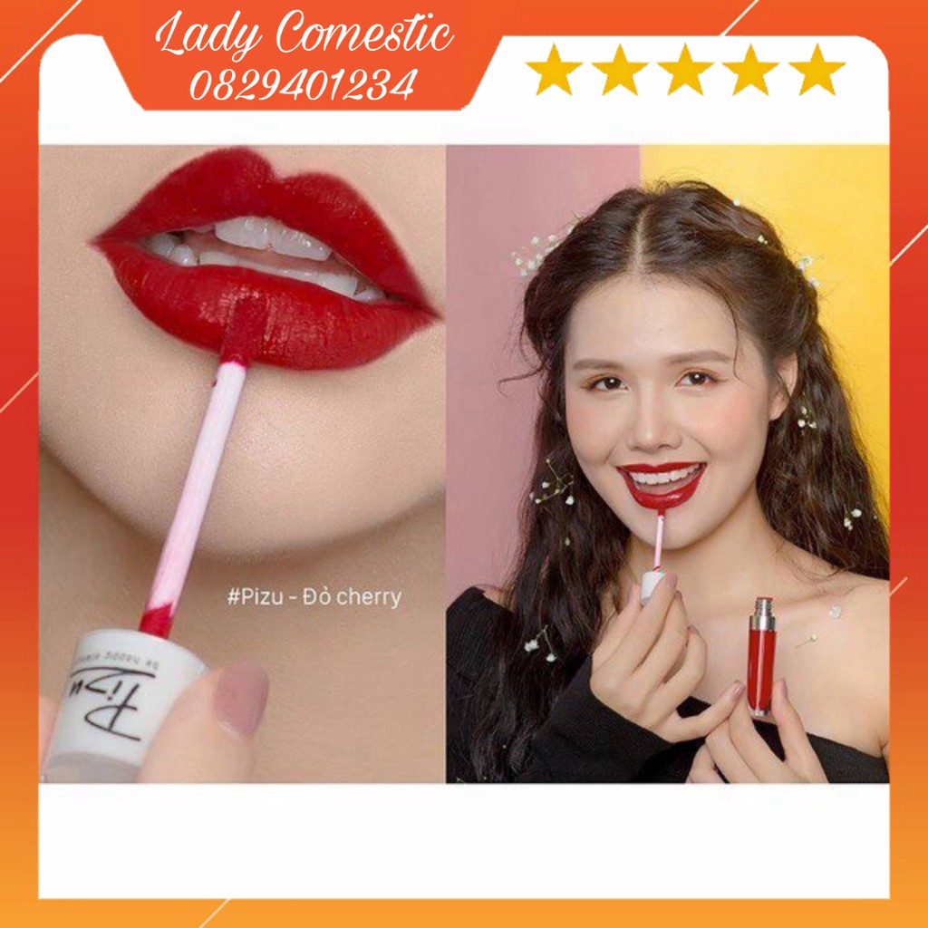 [HÀNG CHÍNH HÃNG]  Combo 2 Cây Son Kem Lỳ PIZU SEXY LIPSTICK