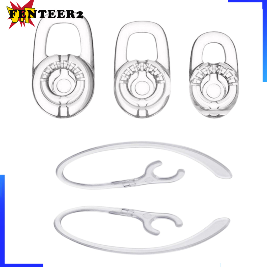 Set 10 Móc Gel Trong Suốt Thay Thế Cho Tai Nghe Plantronics M100I M155 M165 M70 M90 Fenteer2 3c