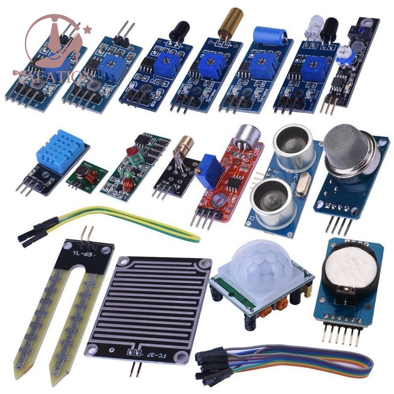Bộ bảng mạch cảm biến Arduino UNO R3 mega2560 328 Nano Raspberry 16 trong 1