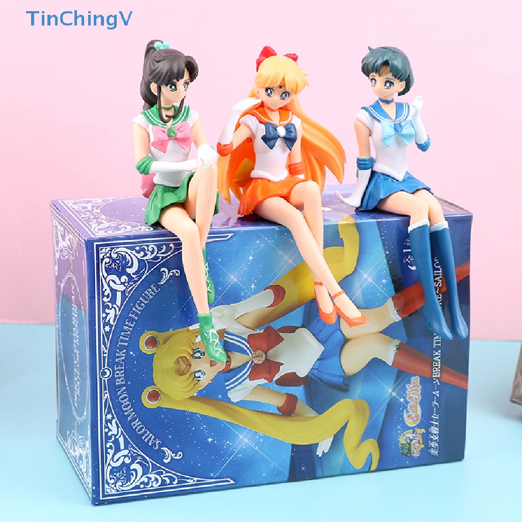 [TinChingV] Mô Hình Nhân Vật Thủy Thủ Mặt Trăng Ngồi Mì 14CM