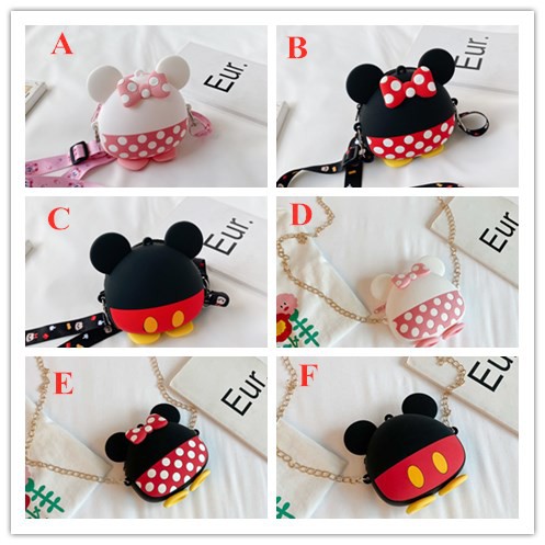 ✨ Kimi ๑ Children Cute Cartoon Cross-body Handbag Fashion Girls One Shoulder Messenger Bag Coin Purse