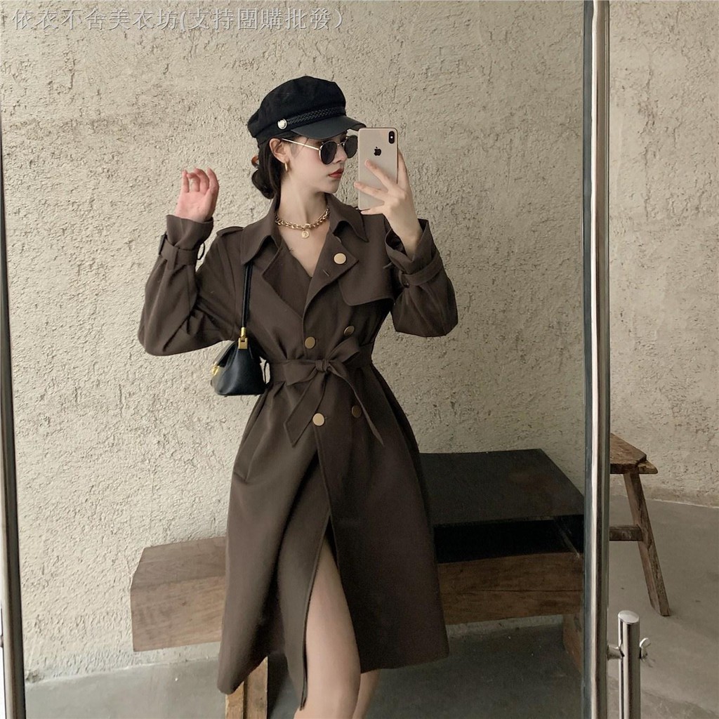 Áo Khoác Gió Tay Dài Dáng Rộng Kiểu Retro Thời Trang Mùa Thu 2020 | BigBuy360 - bigbuy360.vn