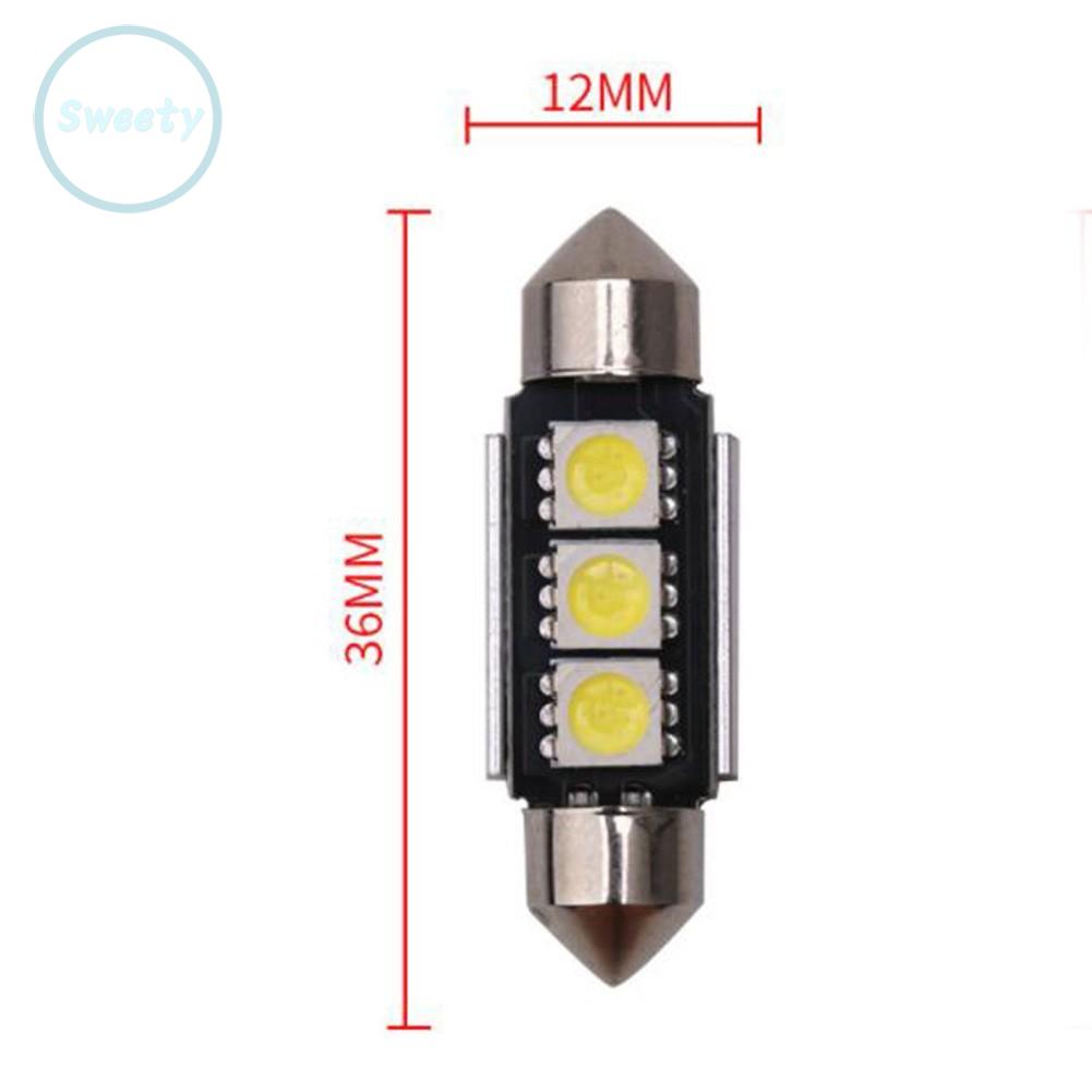 Bóng Đèn Led Thay Thế 0.14 (A) 2x 3 (W) 36mm 5050 6418 C5W