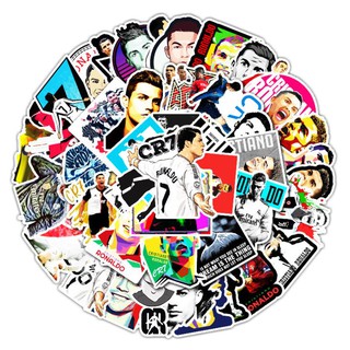 Bộ 50 Sticker dán siêu đẹp Ronaldo - Messi