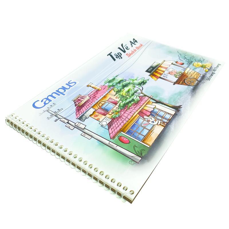 Tập Vẽ Campus 40 trang A4 SKB-A4-40-2