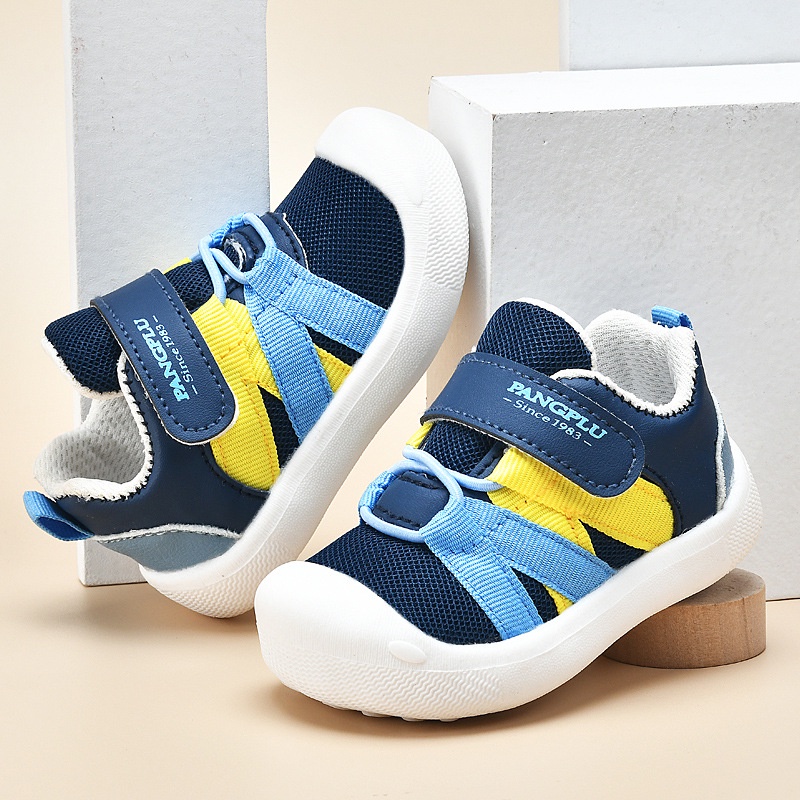 Giày Sneaker Chống Trượt Siêu Nhẹ Thoáng Khí Thời Trang Cho Bé 1-3 Tuổi
